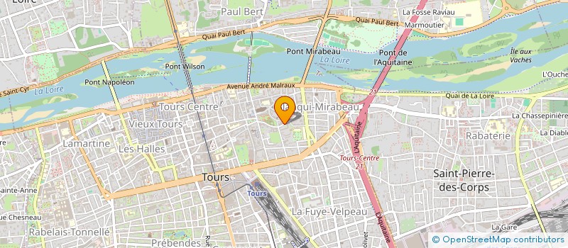 localisation de l'entreprise TECHNIQUE EDUCATION CULTURE  TOURS