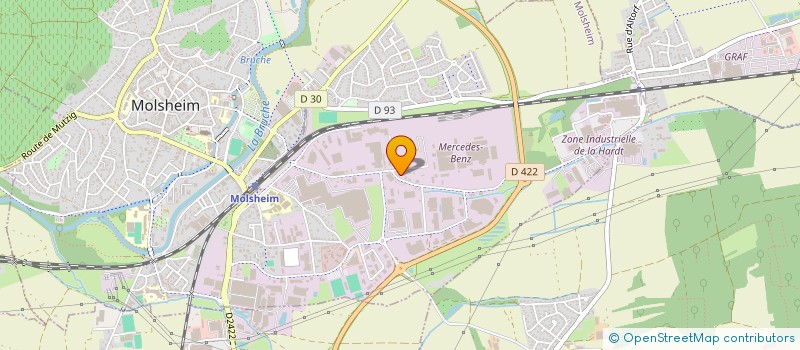 localisation de l'entreprise TECHNIQUE ENERGIE  MOLSHEIM