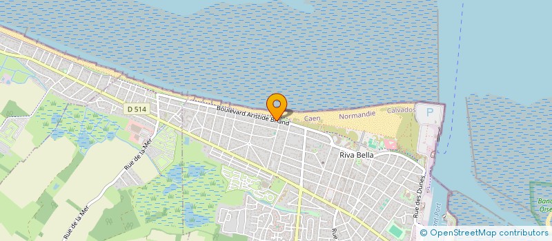 localisation de l'entreprise TECHNIQUE ET CONFORT DE L'HABITAT  OUISTREHAM