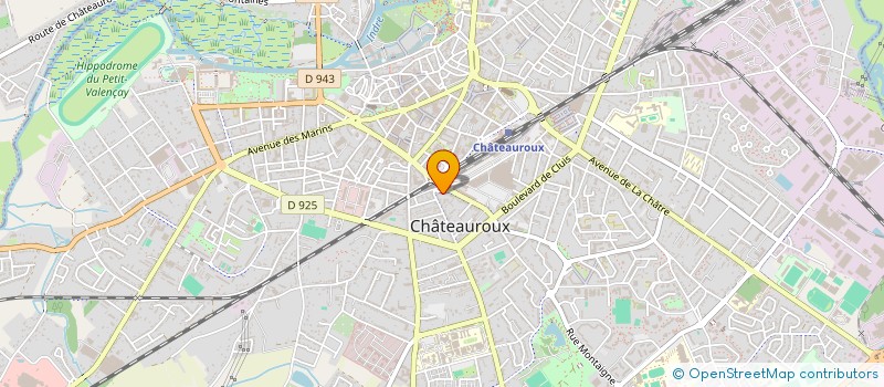 localisation de l'entreprise TECHNIQUE ET CONSTRUCTION à CHATEAUROUX
