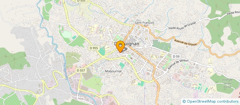 localisation de l'entreprise TECHNIQUE ET DISTRIBUTION à DRAGUIGNAN