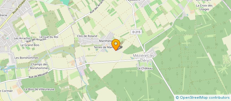 localisation de l'entreprise TECHNIQUE ET PAYSAGE à MEZIERES-LEZ-CLERY