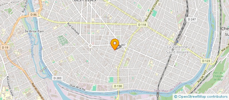 localisation de l'entreprise TECHNIQUE ET ROADING SOLUTION à SAINT-MAUR-DES-FOSSES