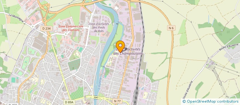localisation de l'entreprise TECHNIQUE ET SECURITE AUTOMOBILE à AUXERRE