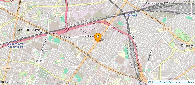 localisation de l'entreprise TECHNIQUE ET TECHNOLOGIE à LA COURNEUVE
