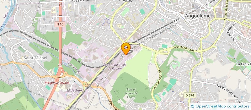 localisation de l'entreprise TECHNIQUE ETANCHE à ANGOULEME