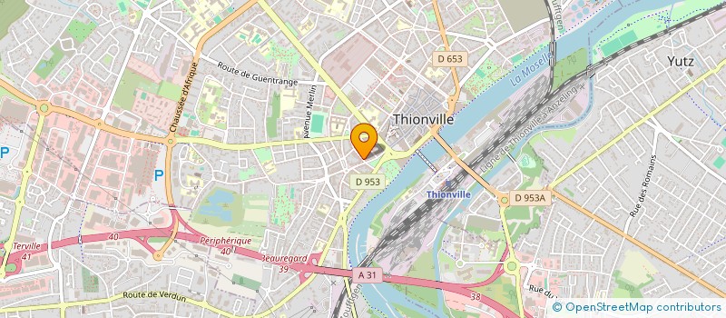localisation de l'entreprise TECHNIQUE-ETUDES à THIONVILLE