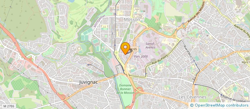 localisation de l'entreprise TECHNIQUE FERMETURE à MONTPELLIER