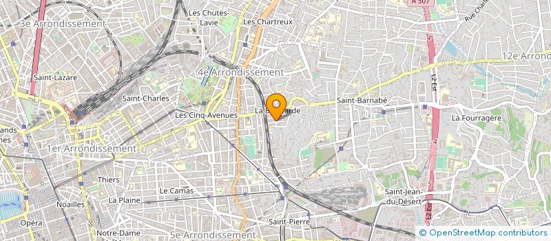localisation de l'entreprise TECHNIQUE FERMETURES à MARSEILLE