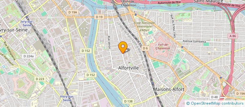 localisation de l'entreprise TECHNIQUE GARAGE à ALFORTVILLE