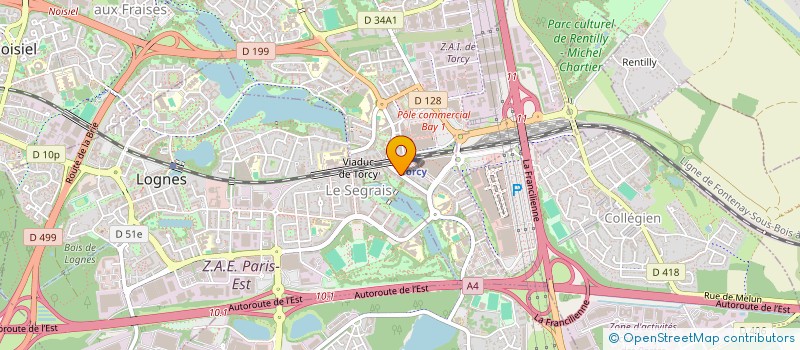 localisation de l'entreprise TECHNIQUE GROUPE DIFFUSION à TORCY