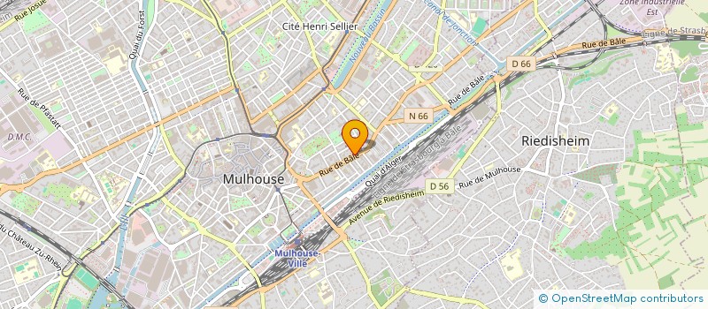 localisation de l'entreprise TECHNIQUE HABITAT RENOV  MULHOUSE