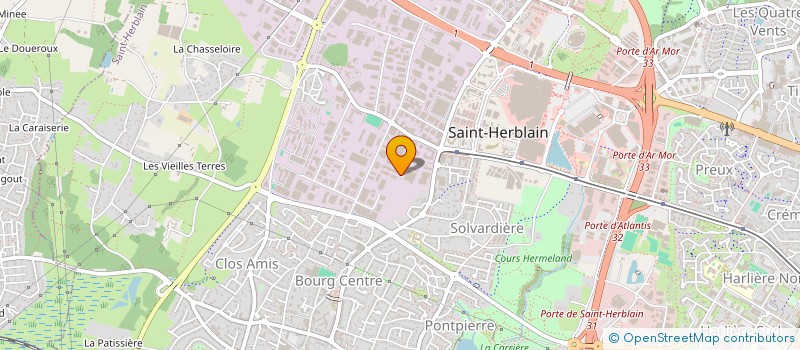 localisation de l'entreprise TECHNIQUE IMAGERIE MEDICAL  SAINT-HERBLAIN