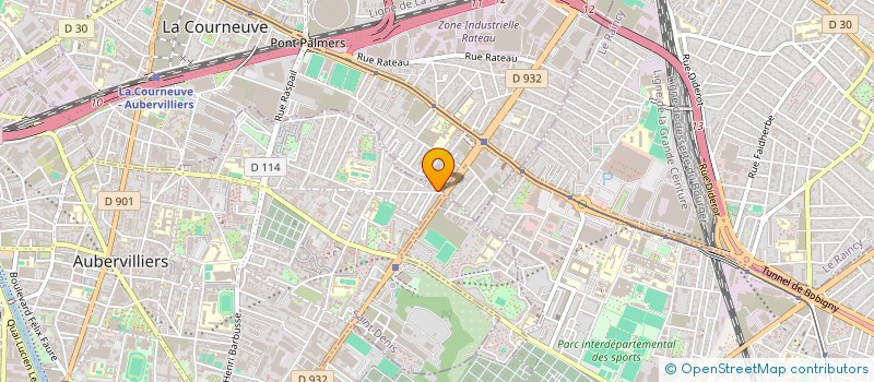 localisation de l'entreprise TECHNIQUE INCENDIE à AUBERVILLIERS