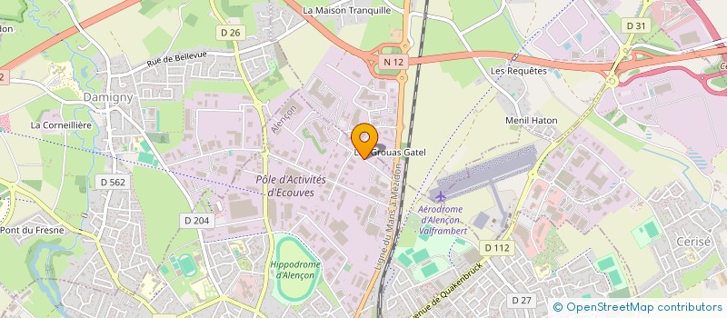 localisation de l'entreprise TECHNIQUE LEVAGE MANUTENTION à ALENCON