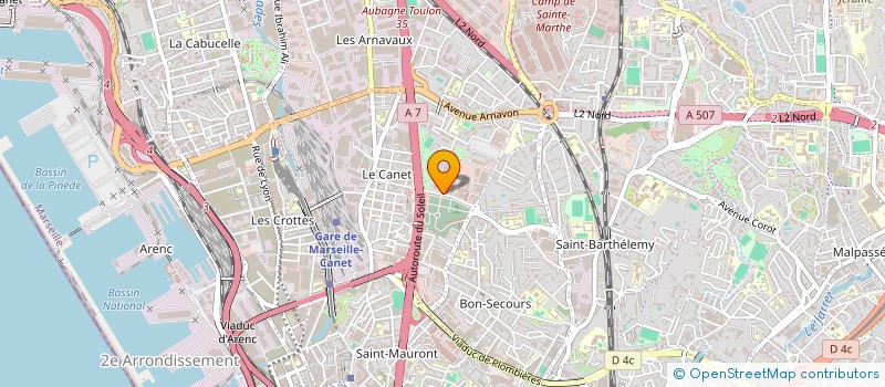 localisation de l'entreprise TECHNIQUE MAINTENANCE MERIDIONALE  MARSEILLE