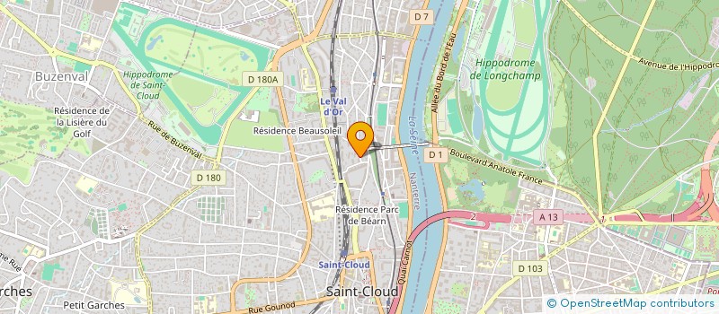 localisation de l'entreprise TECHNIQUE MAINTENANCE SERVICE à SAINT-CLOUD