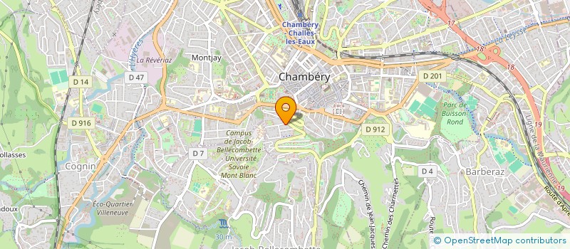 localisation de l'entreprise TECHNIQUE & MANAGEMENT PROJET INGENIERIE à CHAMBERY