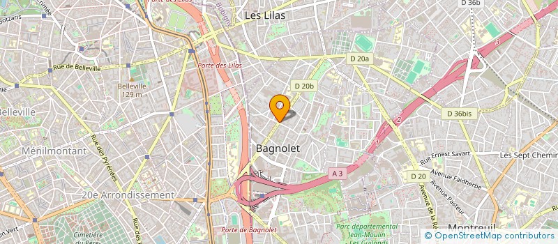 localisation de l'entreprise TECHNIQUE MOBILITY CONSULTING à BAGNOLET