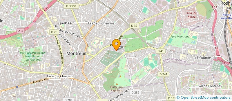 localisation de l'entreprise TECHNIQUE MONDIALE à MONTREUIL