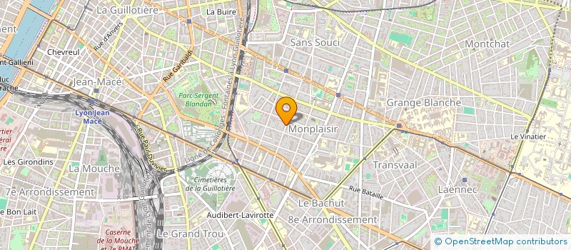 localisation de l'entreprise TECHNIQUE MONTAGNE PROMOTION  LYON