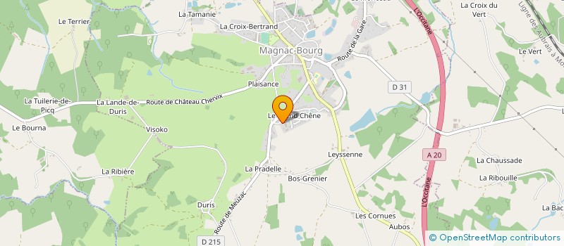 localisation de l'entreprise TECHNIQUE NOUVELLE LIMOUSIN à MAGNAC-BOURG