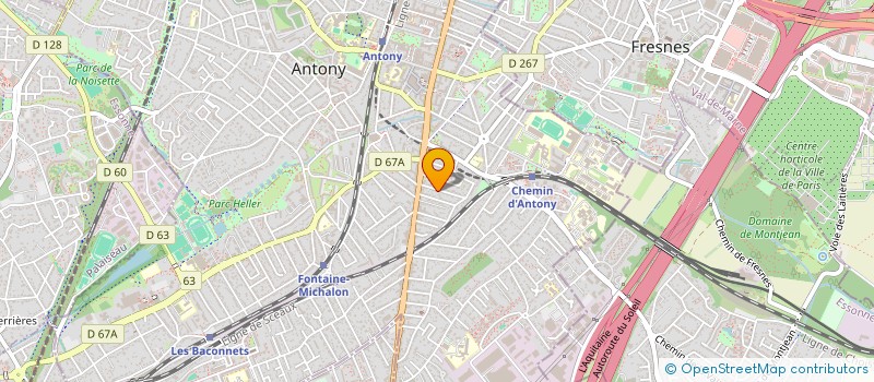 localisation de l'entreprise TECHNIQUE ORGANISAT PROMOTION SPECTACLES à ANTONY