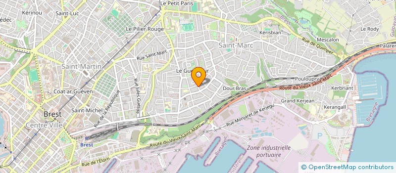 localisation de l'entreprise TECHNIQUE PAC à BREST