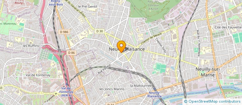 localisation de l'entreprise TECHNIQUE POSE  NEUILLY-PLAISANCE