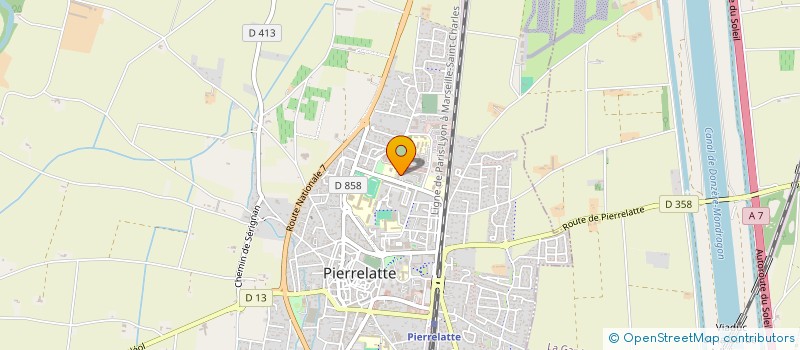 localisation de l'entreprise TECHNIQUE PROCESS INDUSTRIE à PIERRELATTE