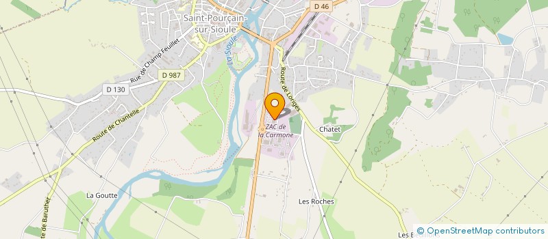 localisation de l'entreprise TECHNIQUE SECURITE ET INCENDIE à ST POURCAIN SUR SIOULE