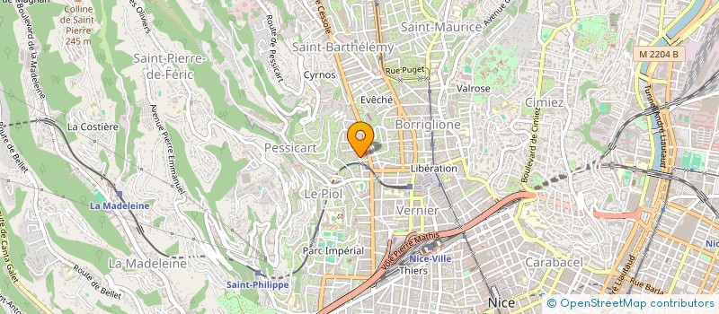 localisation de l'entreprise TECHNIQUE SERVICE à NICE
