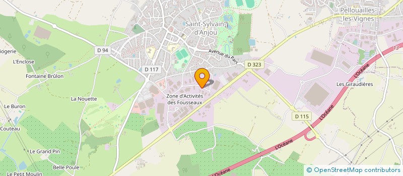 localisation de l'entreprise TECHNIQUE SERVICE FORMATION à VERRIERES-EN-ANJOU