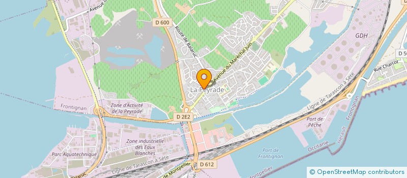 localisation de l'entreprise TECHNIQUE SPECTACLE CONCEPT à FRONTIGNAN