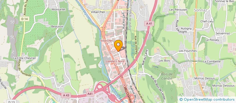 localisation de l'entreprise TECHNIQUE TRANSMISSION SERVICE à CHAMBERY