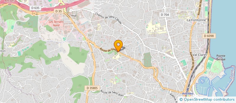 localisation de l'entreprise TECHNIQUE TRAVAUX CONCEPT à ANTIBES