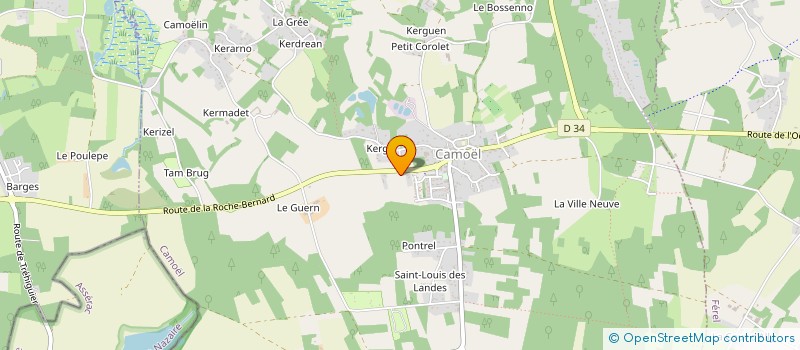localisation de l'entreprise TECHNIQUE VOILE ARZAL à FEREL