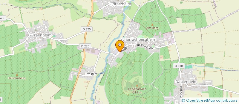 localisation de l'entreprise TECHNIQUES AGRICOLES  HOHENGFT
