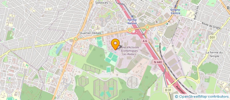 localisation de l'entreprise TECHNIQUES APPLIQUEES AUX ARTS GRAPHIQUES TAAG à GRIGNY