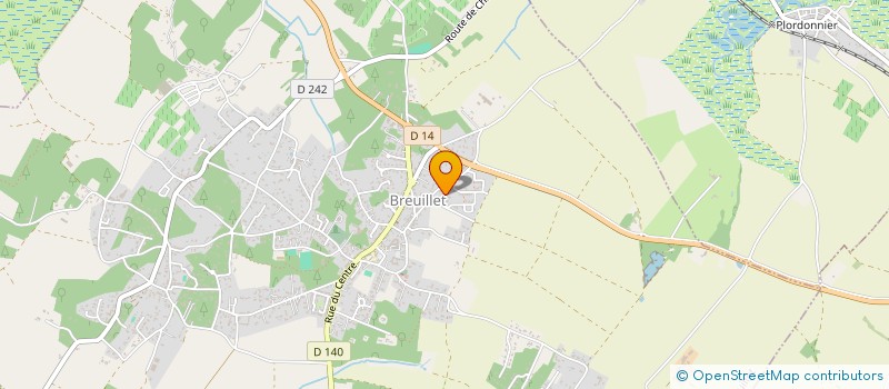 localisation de l'entreprise TECHNIQUES ARTS FONDERIES DESIGN  BREUILLET