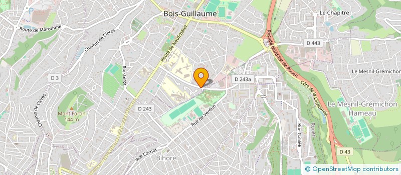 localisation de l'entreprise TECHNIQUES ARTS GRAPHIQUES à BOIS-GUILLAUME