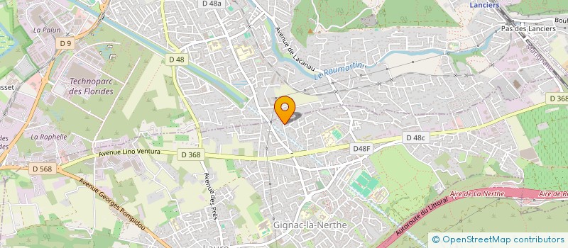 localisation de l'entreprise TECHNIQUES COMPO GRAPHIQUES à GIGNAC-LA-NERTHE