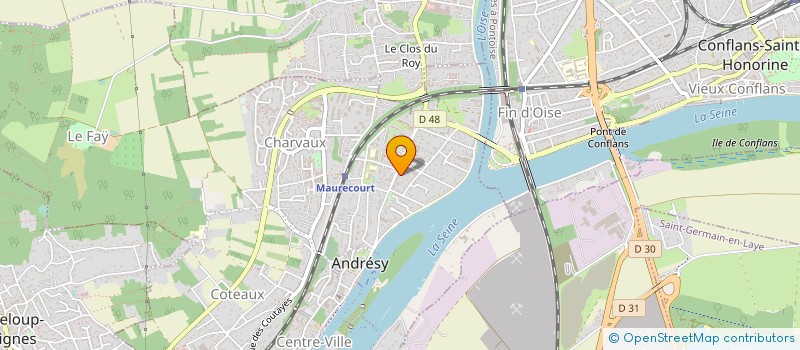localisation de l'entreprise TECHNIQUES D'AMENAGEMENT MODERNE à ANDRESY
