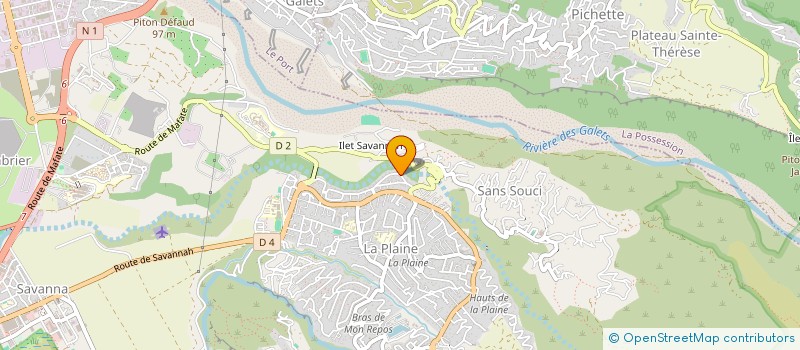 localisation de l'entreprise TECHNIQUES D'ARTS MARTIAUX GUERRIERS  SAINT-PAUL