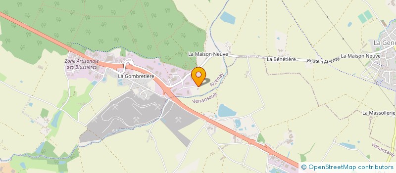 localisation de l'entreprise TECHNIQUES DE REFRIGERATION -TECHNIREF SAS à AIZENAY