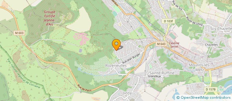 localisation de l'entreprise TECHNIQUES DES SYSTEMES AUTOMATISES à ROZERIEULLES
