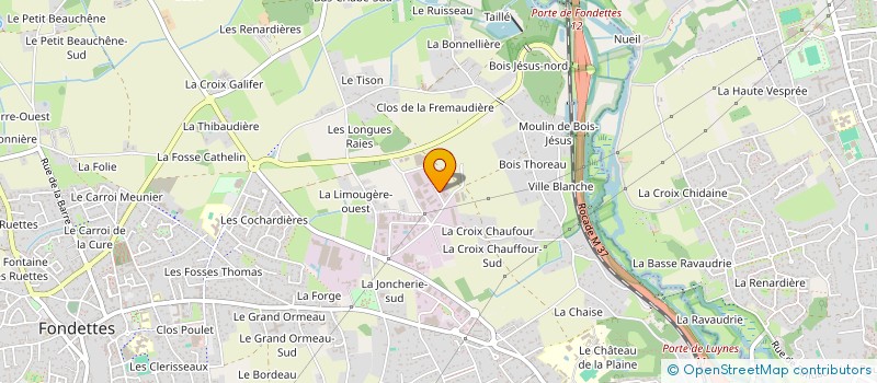 localisation de l'entreprise TECHNIQUES DIAMANTEES SERVICE  FONDETTES