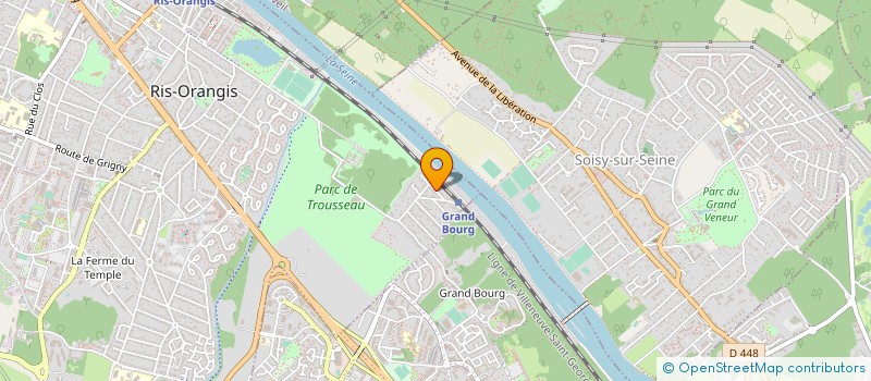 localisation de l'entreprise TECHNIQUES DU BATIMENT à RIS-ORANGIS