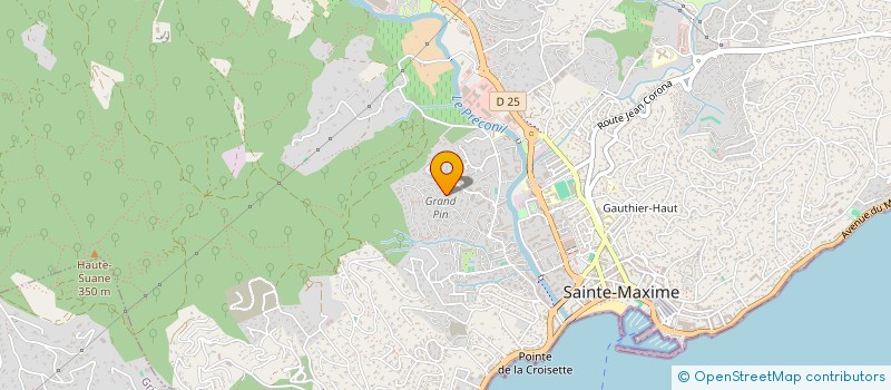 localisation de l'entreprise TECHNIQUES DU BATIMENT ET DE L'INDUSTRIE à SAINTE-MAXIME