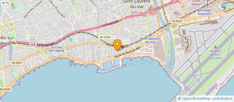 localisation de l'entreprise TECHNIQUES ELECTRIQUES THERMIQUES à SAINT-LAURENT-DU-VAR